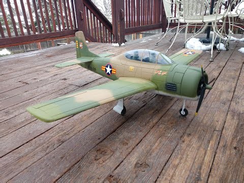Dynam RC T28 1270mm Trojan Navy Trainer makeover