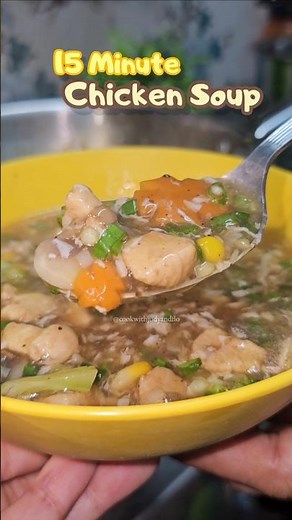 15 Minute Chicken Soup | Quick & Comforting One-Pot Recipe