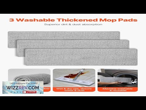 VEVOR Mop and Bucket with Wringer Set Wet & Dry Use Flat