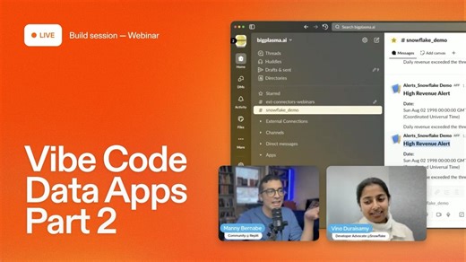 Replit — Vibe Coding Data Apps with Replit   Snowflake - Part 2
