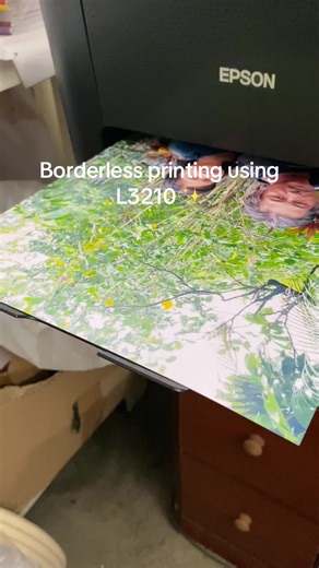 Borderless Printing with Epson L3210 Explained
