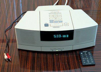 Bose Wave Radio AM/FM CD AWRC-1P Music System & Remote With AUX Pedestal | eBay