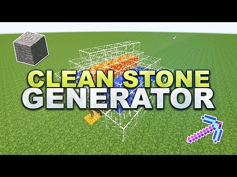 Minecraft - Smoothstone / Cleanstone - Generator - Tutorial 1.10