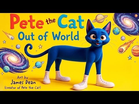 Pete the Cat: Out of This World by James Dean! 🚀| Animated Bedtime Story for Kids #areejhook2074