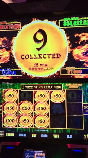 $50 Dragon Link Hold and Spin Bonus #slot #casino #lasvegas