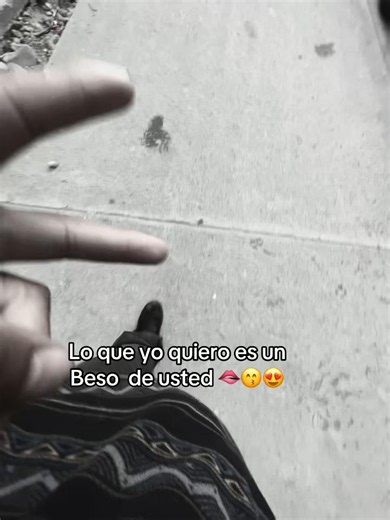 Quiero un besito de usted — video corto con sticker romántico