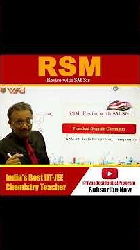 Tests for carbonyl compounds explained | practical organic chemistry | revise with sm sir #rsm77