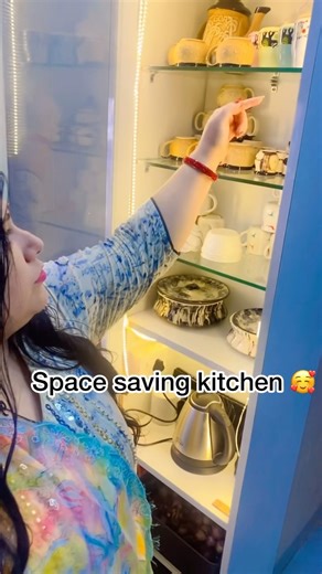 Space Saving Kitchen Organizers 🔥 Small Kitchen Hacks #shorts