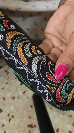 Easy tutorial of noksi kantha stitch🪡 in readymade blouse,looks very beautiful 🎊😍 🥻👚