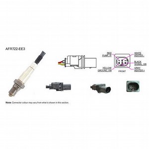 NTK Oxygen Sensor 5 Wire 525mm Cable - AFR722-EE3