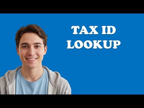 How To Find Business Tax Id Number Online?
