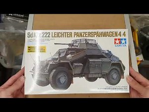 Unboxing of Tamiya 35270 Sd.Kfz 222 With Photo Etched Parts