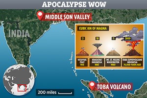 Humans survived volcanic 'super-eruption' that caused '1,000-year winter' 70,000 years ago
