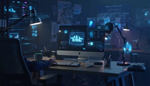 Futuristic UI/UX Design Set Up