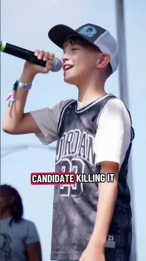 12 year old JJQ with the #freestyle at @lollapalooza #bars #lyricism #hiphop #kidrapper #jjq #jjqrap
