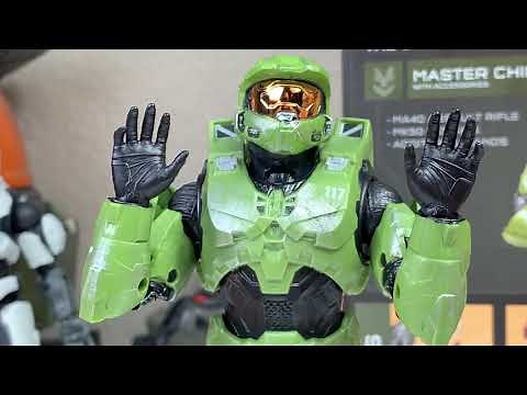 Halo Master Chief Spartan Collection Review and Unboxing from Wicked Cool Toys