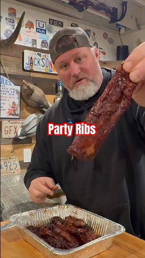 Sticky Sweet Party Ribs 🔥 Smoked & Gone Fast #unclenate