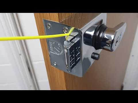 How to Maintain and Lubricate your Door Lock - ERA BS Nightlatch (or any Nightlatch)