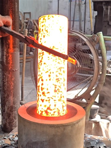 Inside the forging factory Hole Making in Seconds | Forging #forging #welder #machine #manufacture