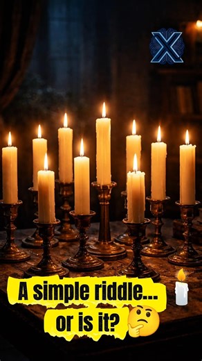 Daily Puzzle #24 | Most People Get This Candle Riddle Wrong 🕯️🤔