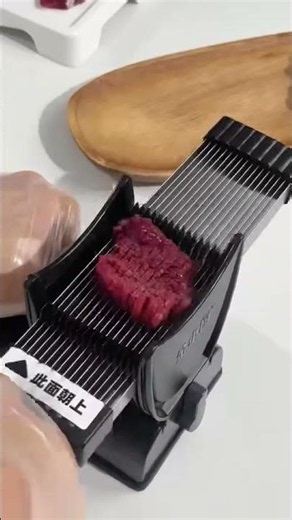 Cut Meat Like a Pro with the Multifunctional Stainless Steel Manual Cutter ( # 2705 ) 1️⃣