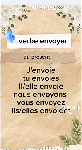 Conjugaison du verbe envoyer au présent