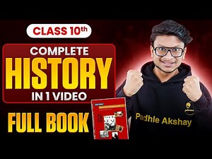 Full History Book In One Shot🔥 Class 10 social science!