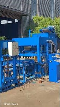 Automatic hydraulic block machine #brickmachine