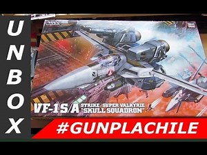 #GunplaChile - #Unbox - 1/48 VF-1 S/A Strike/Super Valkyrie Skull Squadron - #Hasegawa