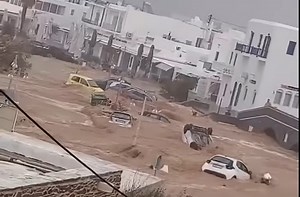 Severe Weather Hits Greece: Massive Rainfall Floods Mykonos and Paros - When Will It Strike Attica? Greek City Times