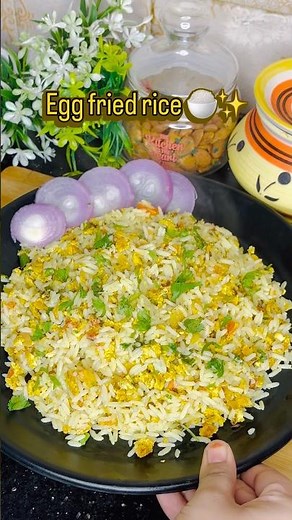 Street Style Egg Rice Recipe | 10Minute Easy Egg Fried Rice#viral #easyrecipe #eggrecipe#shortsfeed