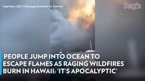 People Jump Into Ocean to Escape Flames as Raging Wildfires Burn in Hawaii: 'It’s Apocalyptic'