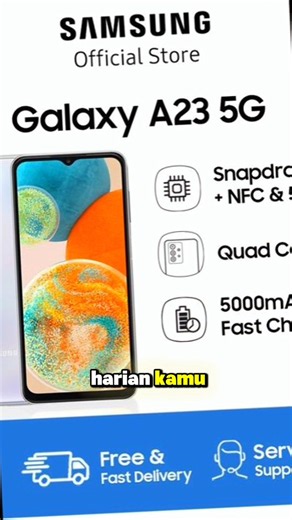 💥 SAMSUNG GALAXY A23 5G — BARU SEGEL RESMI! 💥