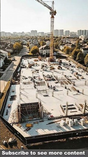 Photorealistic Building Construction Simulation (4K)