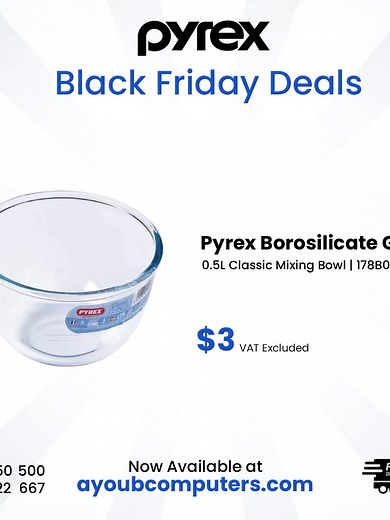 🦾 Tech Deals You Can’t Miss! 💻🎮 🔥 Laptops • Accessories • Gaming Gear • More 📦 Ready to Order? 💬 DM us or 📲 WhatsApp 71 222 667 🛒 Shop Now: ayoubcomputers.com 🚚 Free Delivery Across Lebanon وين ما كنت بلبنان، التوصيل علينا #Pyrex #FoodConatiner #GlassCookware #BakingEssentials #BlackFriday #بيروت# لبنان #beirut #lebanon #deals #offers #freedelivery #shopping