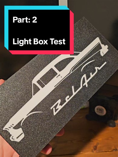 Testing the 3d printed light box in the dark. Turned out Decent but need to make a few changes. Thanks for watching. #3dprinting #Belair #smallbusiness #Led #lightbox