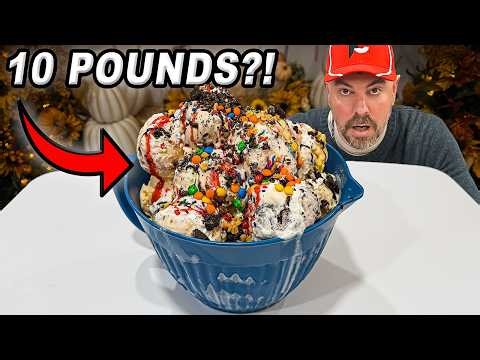 Skylar’s 160oz “Sink” 32-Scoop Ice Cream Sundae Challenge Made Me Ask for a Bucket!!