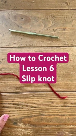 How to make a slip knot #crochet #tutorial #diy #crochetforbeginners #slipknot #diy #tutorial