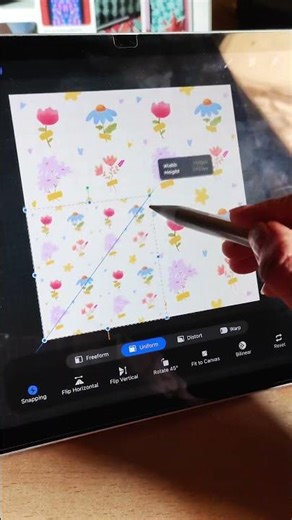 ✨Day 1 of creating seamless patterns🌷✨