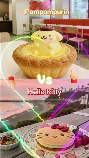 Pompom Purin Vs Hello Kitty ? Cakes #sanrio #pompompurin #hellokitty