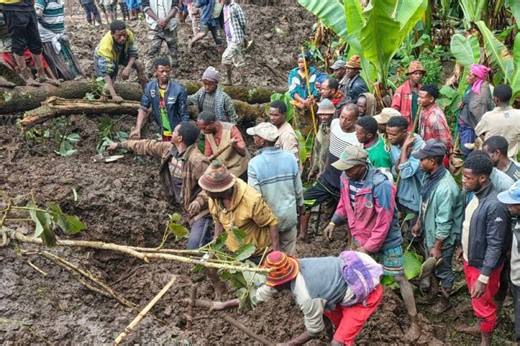 Landslides in southern Ethiopia leave at least 50 people dead and 125 missing
