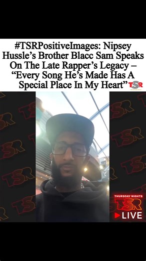 Blacc Sam, the older brother of Nipsey Hussle, recently stepped in to talk about the legacy of the late rapper. He also came through to talk about the dedication of the newly renamed “Nipsey Hussle Square” in Los Angeles, which honors the late rapper’s community legacy. Watch the full convo on #TSRLive HERE: https://www.youtube.com/live/JVvl3vz1cxU?si=nSH4V3znh2wucMuX | The Shade Room