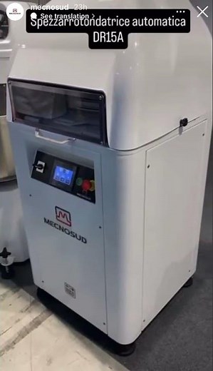 ⚙️ DR15AK Mecnosud in Action – High-Speed Dough Dividing & Rounding!