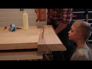 Building a live edge trestle table (part 1) - The table top