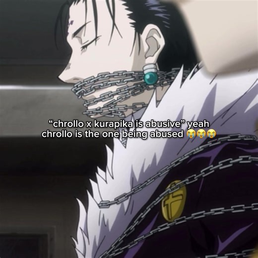 chrollo just taking it 😭😭😭 #chrollo #hxh #hunterxhunter #hxhedit #hxhmemes