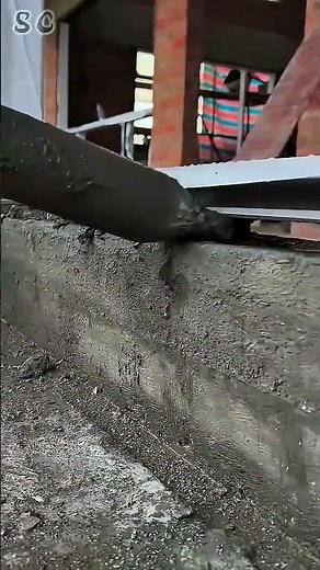 Cement Grout Gun Fills Wall Gaps Perfectly 🧱 #DIY #Construction