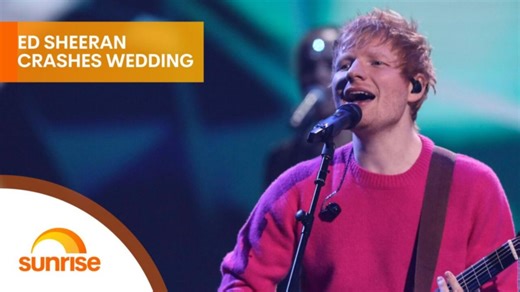 Ed Sheeran crashes wedding