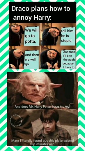 Draco’s “Master Plan” vs Reality at Gringotts 😂 #shorts #memes #harrypotter