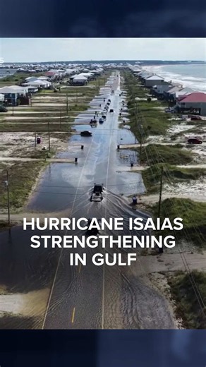Millions are bracing for Hurricane Isaias as it barrels towards the Gulf Coast, with evacuating families jamming highways and officials warning of long-duration power outages. Stephanie Ramos reports from the storm zone and Lee Goldberg has the track.