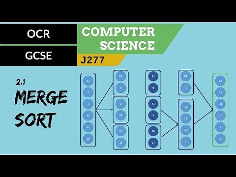 60. OCR GCSE (J277) 2.1 Merge sort
